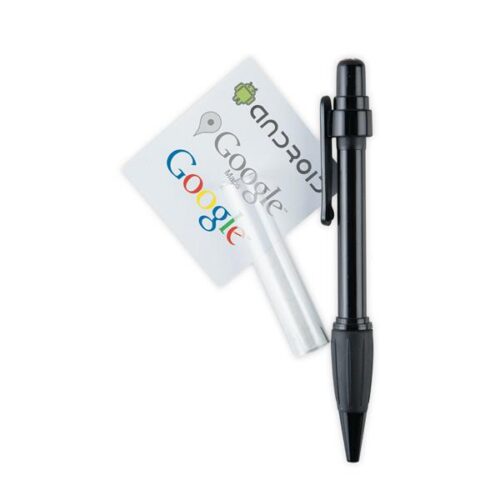 Caneta promocional de plástico personalizável