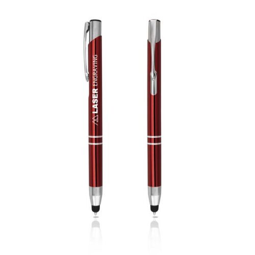 Esferográfica de alumínio e touch