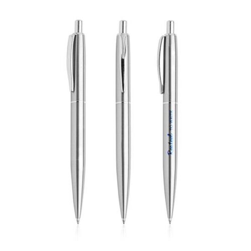 Esferográfica em aço inoxidável reciclado
