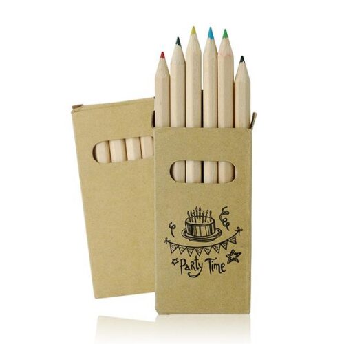 Conjunto de 6 lápis de cor