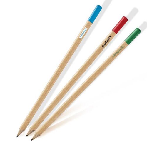 Lápis de carvão, com ponta colorida