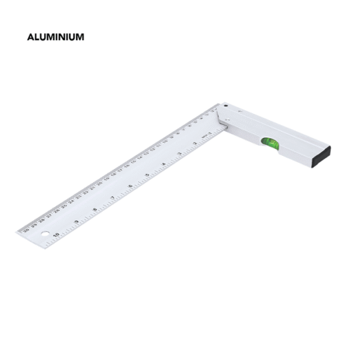 Régua Yeiz - Esquadro em forma de L, fabricado em alumínio, com comprimento de 30,5 cm e medidas em polegadas de 10,5”