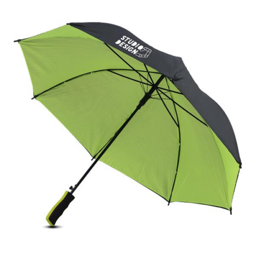 Guarda-chuva de 8 painéis, com um design bicolor