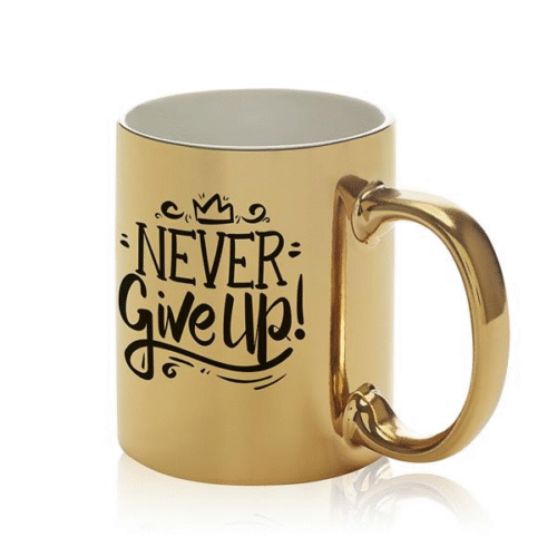 Caneca de cerâmica brilhante para sublimação