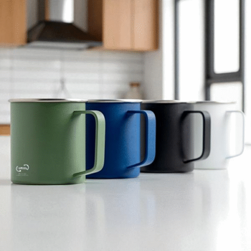 Caneca metálica, 400 ml