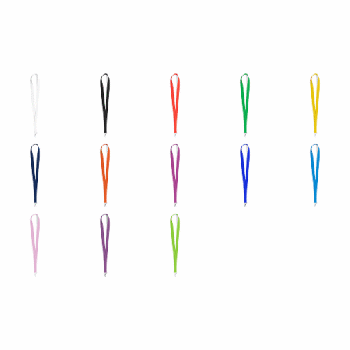 Lanyard fabricado em resistente poliéster