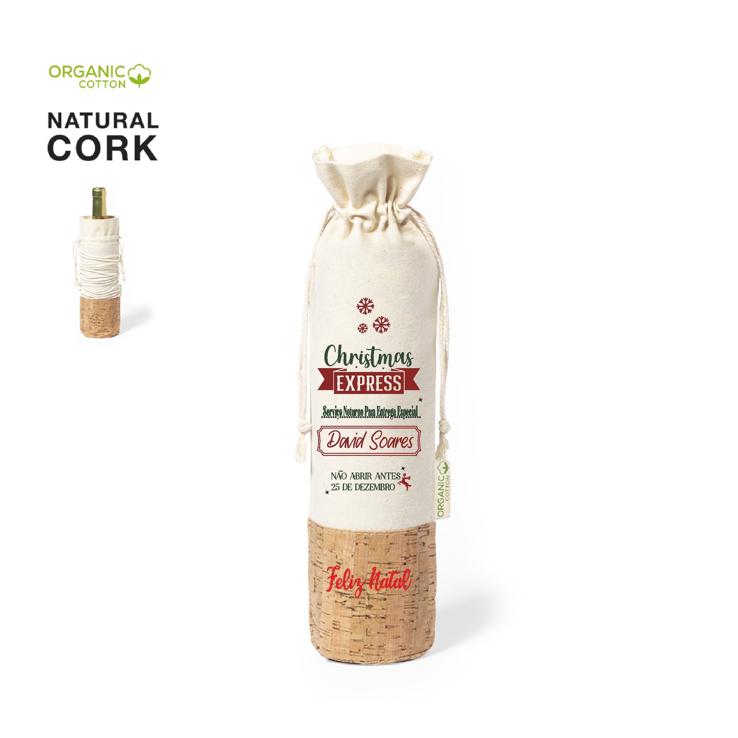 Saco Garrafa "Christmas Express"