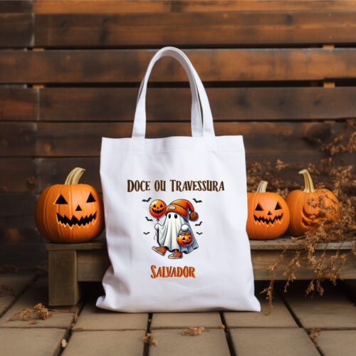 Saco Alça curta "Halloween Balão"